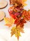 Artiflr 2 Pack Fall Garland Maple Leaf Clearance, 5.9Ft/Piece Hanging Vine Garland Artificial Autumn Foliage Garland Thanksgiving Decor for Home Wedding Fireplace Party Christmas